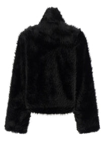 B&amp;B Couture Jackie First Eco Fur Coat Black