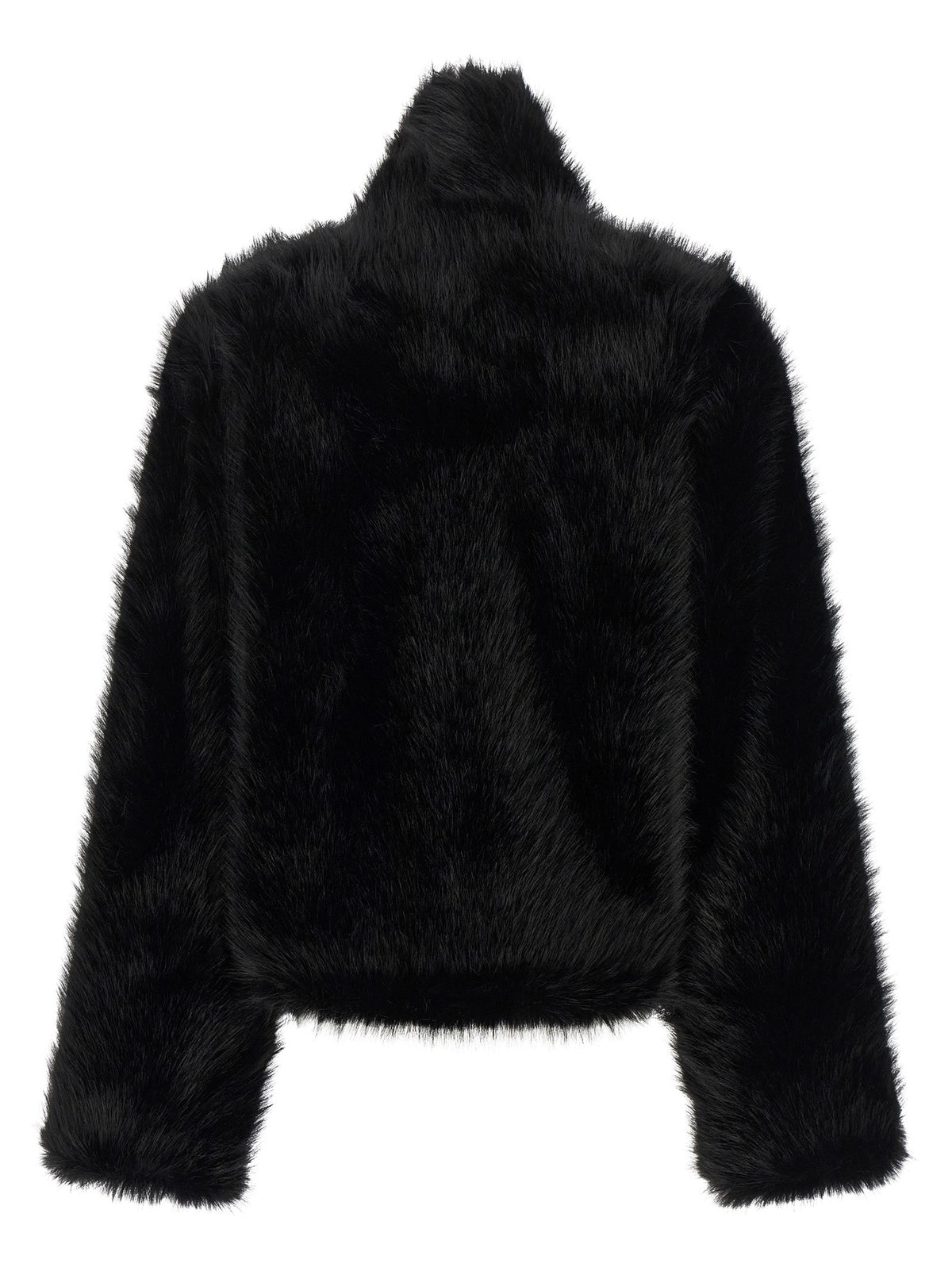B&amp;B Couture Jackie First Eco Fur Coat Black, view 2