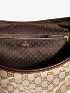 Gucci Men's Jackie Flap GG Canvas Shouder Bag Beige