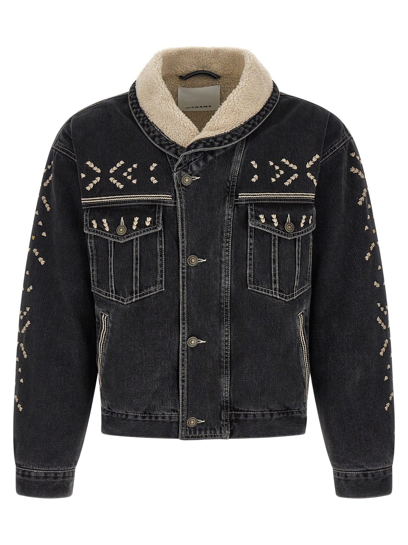 ISABEL MARANT Jackson GB Denim Jacket Black