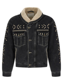 ISABEL MARANT Jackson GB Denim Jacket Black