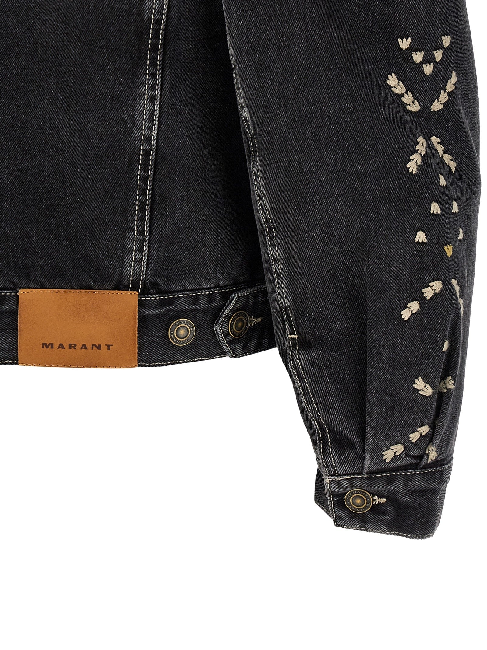 ISABEL MARANT Jackson GB Denim Jacket Black