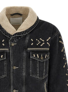 ISABEL MARANT Jackson GB Denim Jacket Black, view 3