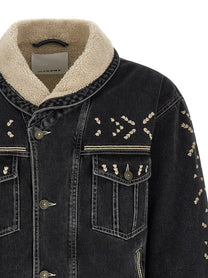 ISABEL MARANT Jackson GB Denim Jacket Black
