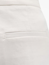 Pinko Women's Jacopone Linen and Viscose Trousers White