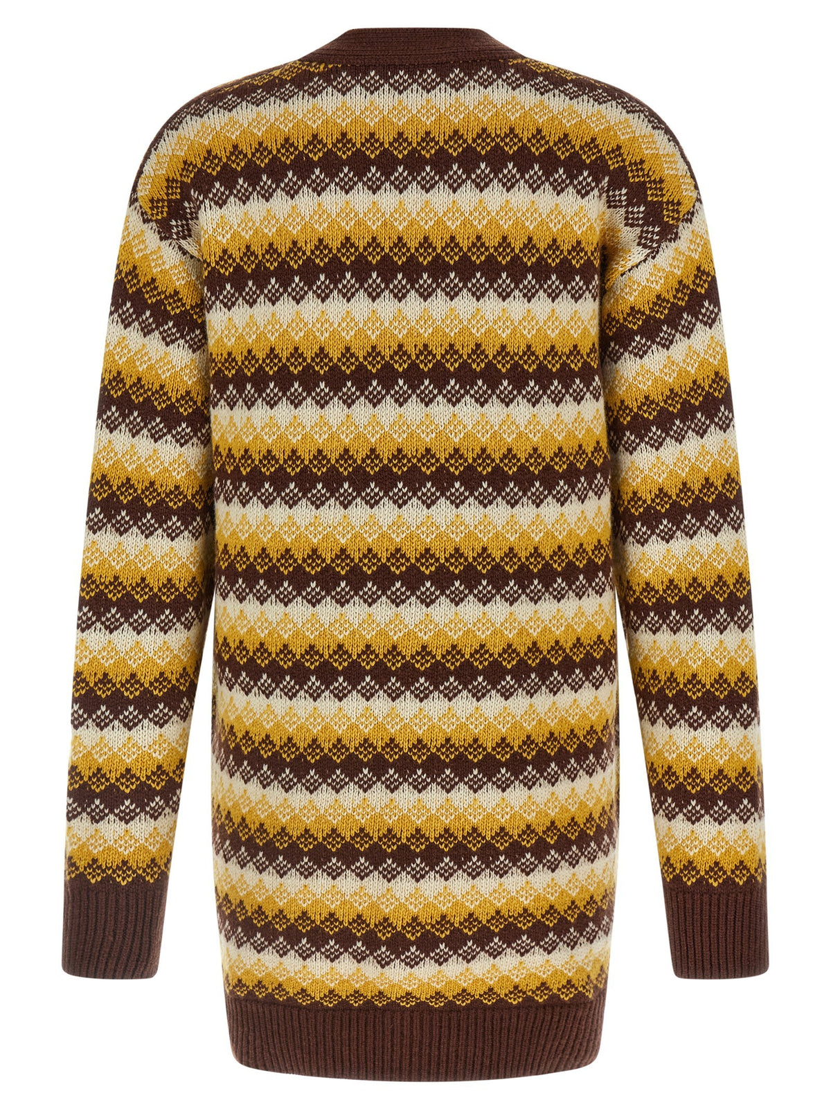 AURALEE Jacquard Cardigan Gold, view 2