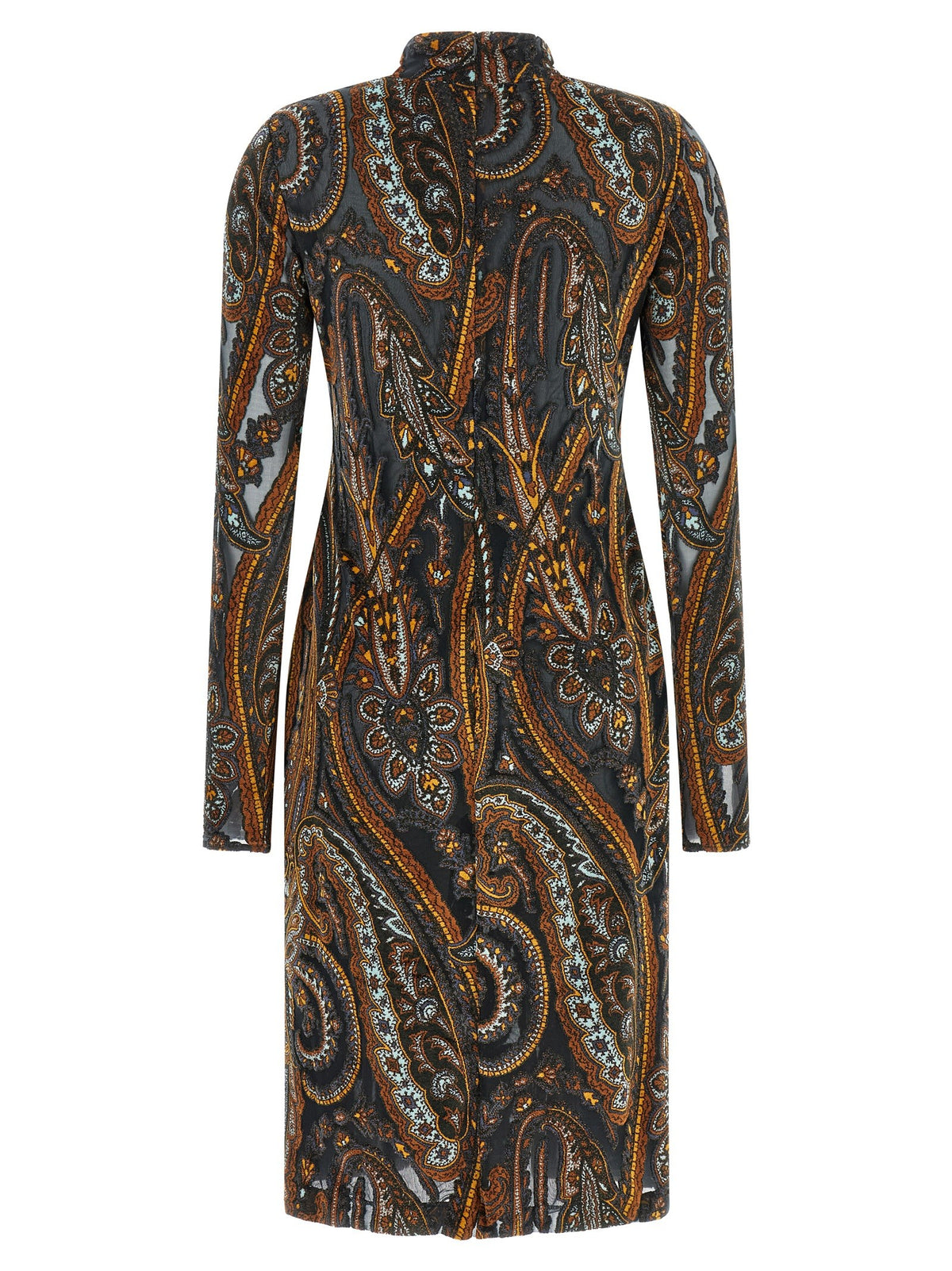 ETRO Jacquard Chenille Dress Gold, view 2