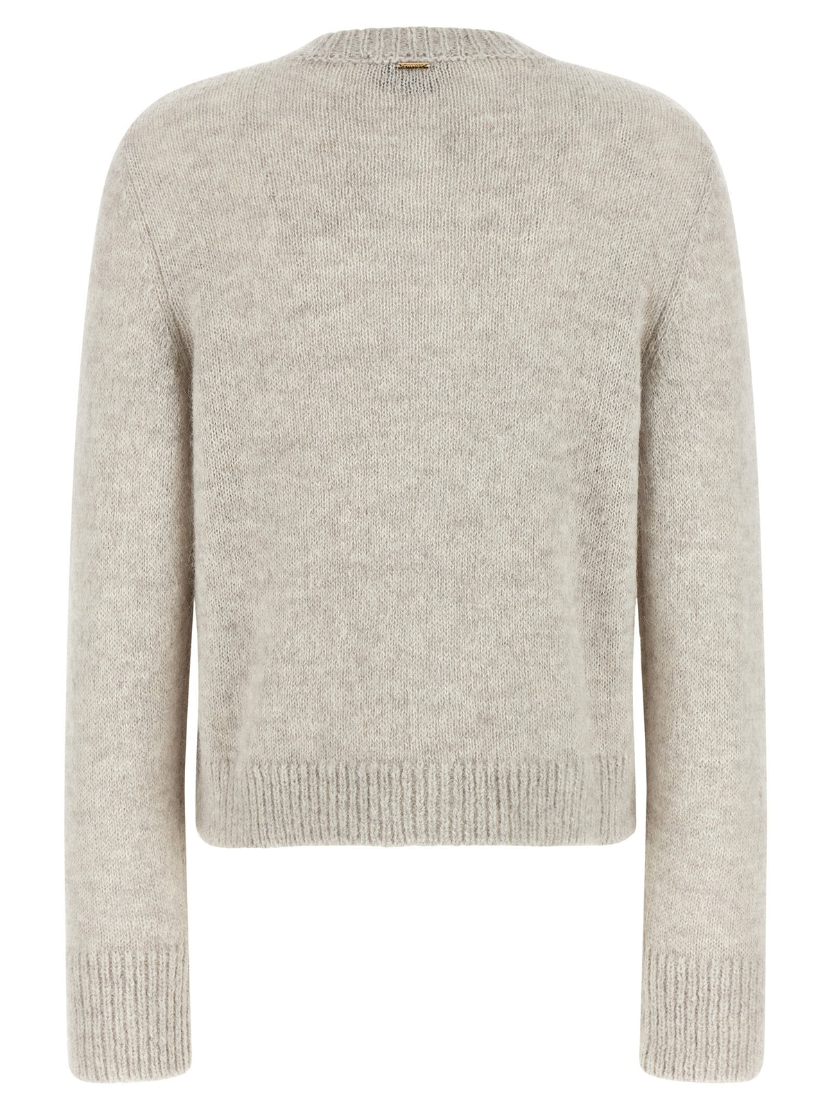 TWINSET Jacquard Diamond Cardigan Grey, view 2