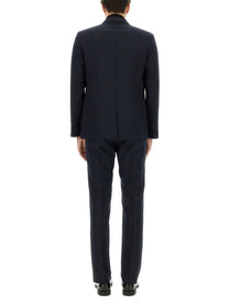 Gucci Men's Jacquard Dress Blue