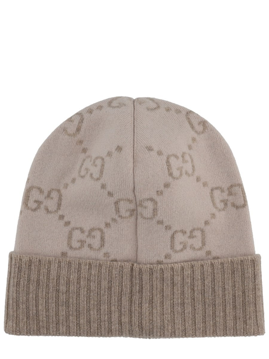 Gucci Women's Jacquard GG Hat Beige, view 2