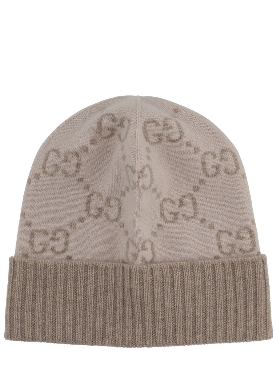 Gucci Women's Jacquard GG Hat Beige