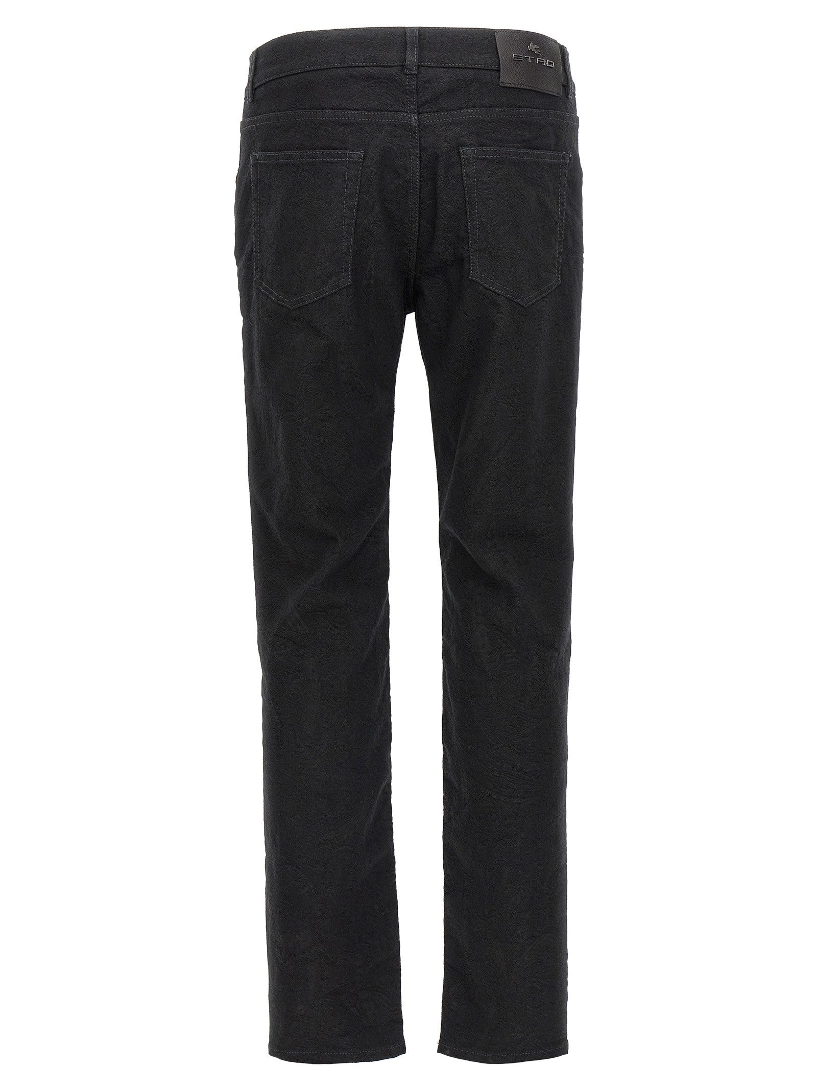 ETRO Jacquard Jeans Black