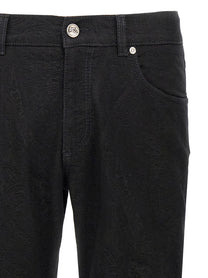 ETRO Jacquard Jeans Black