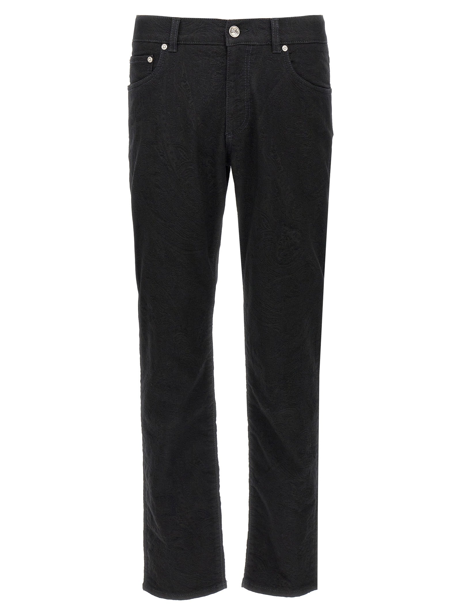ETRO Jacquard Jeans Black