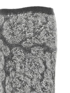 Nude Lucy Jacquard Knit Skirt Grey, view 4