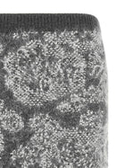 Nude Lucy Jacquard Knit Skirt Grey, view 3