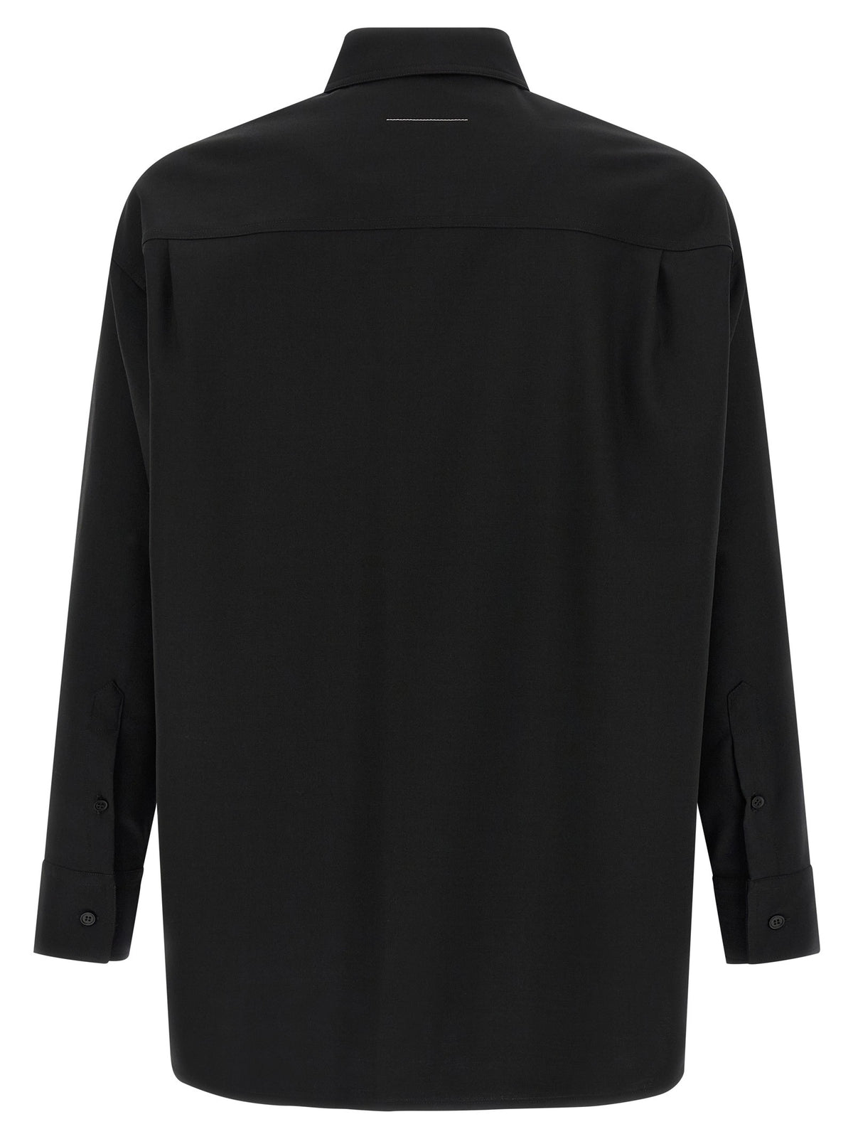 MM6 Maison Margiela Jacquard Label Shirt Black, view 2