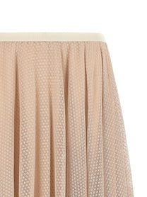 Fabiana Filippi Jacquard Lace Skirt Blue