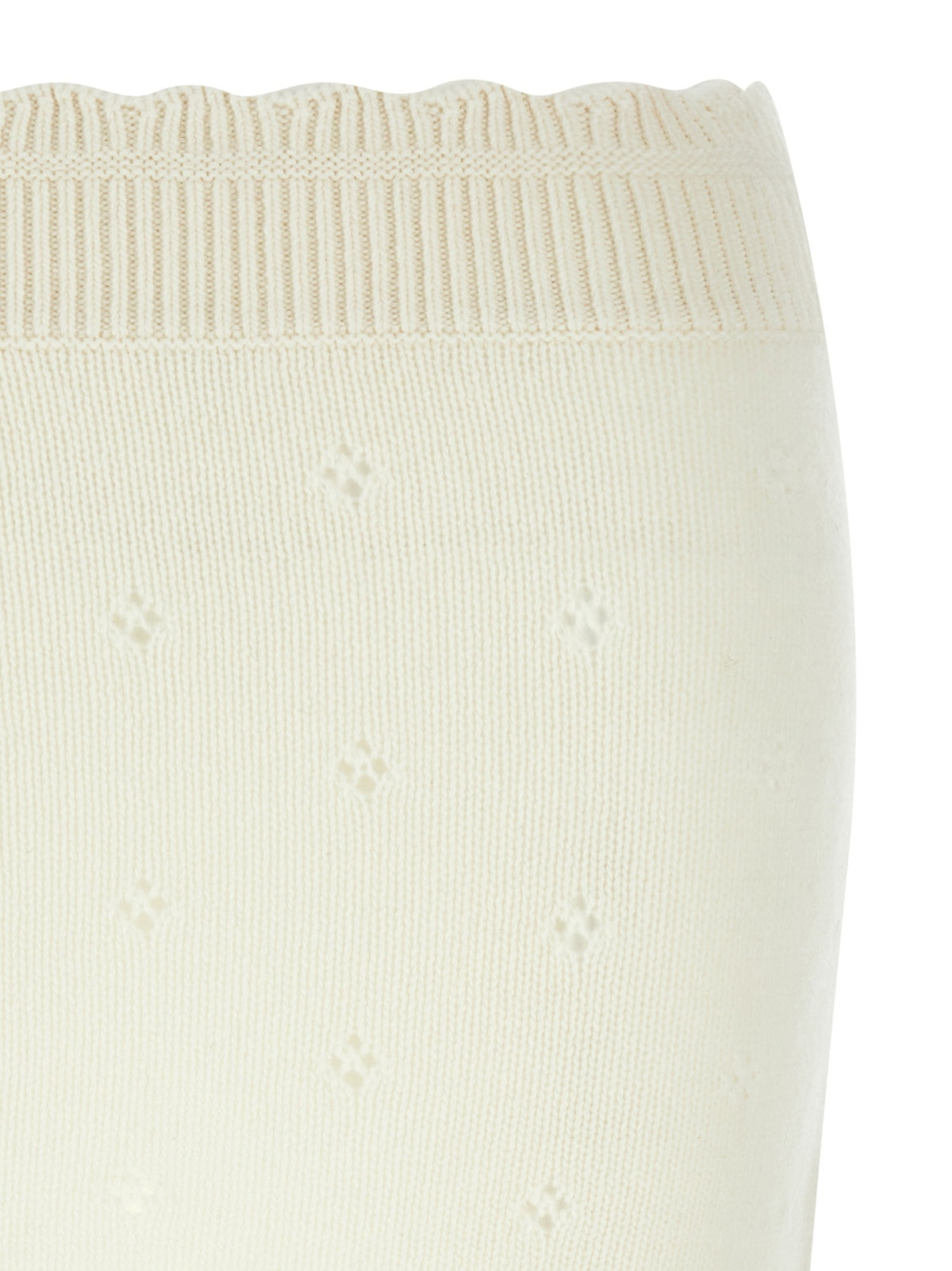 Chloé Jacquard Skirt White, view 3