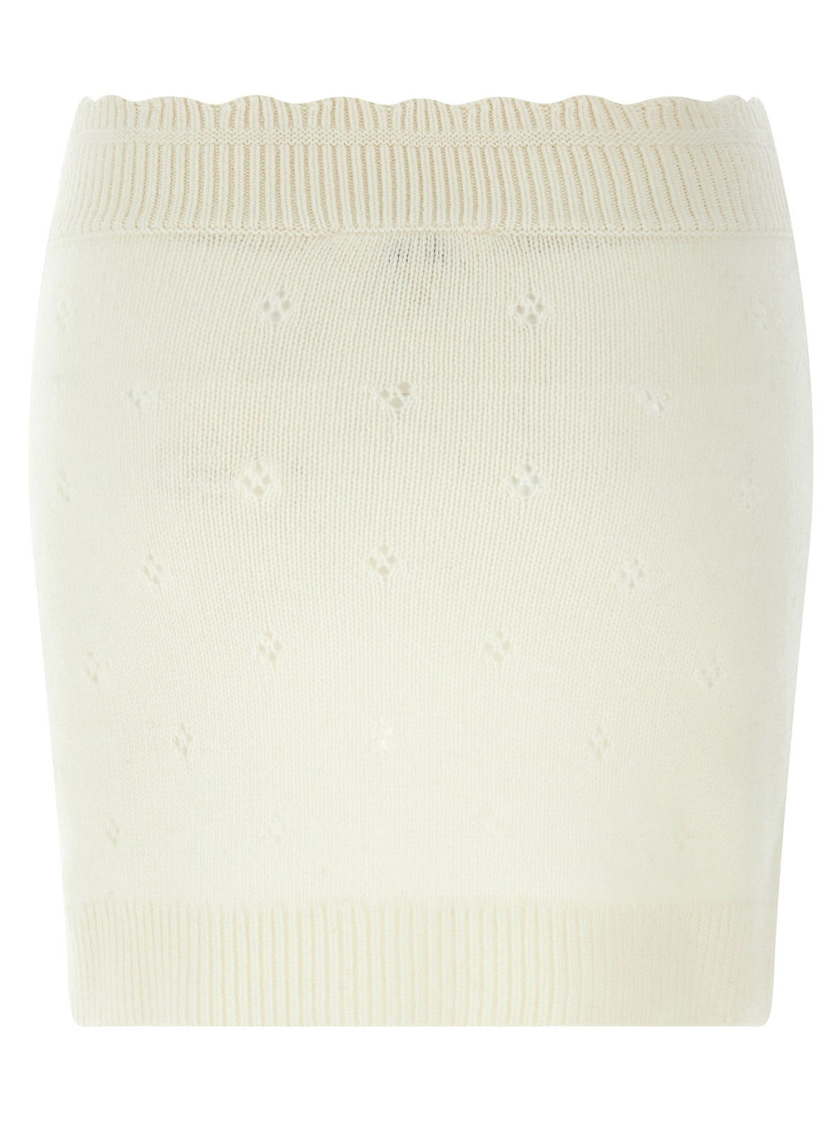 Chloé Jacquard Skirt White, view 2