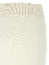Chloé Jacquard Skirt White