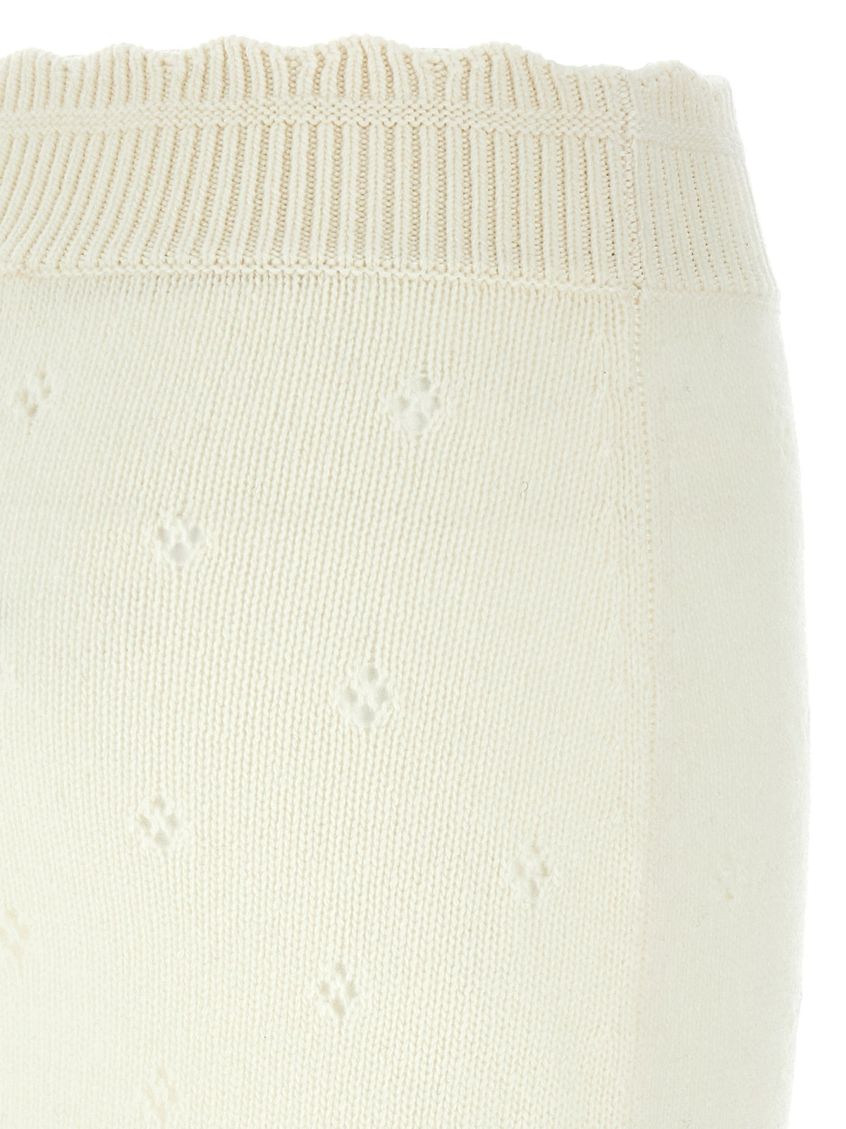 Chloé Jacquard Skirt White, view 4