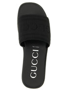 Gucci Jacquard Slides Black, view 4
