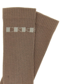 DRKSHDW Jacquard Socks Beige