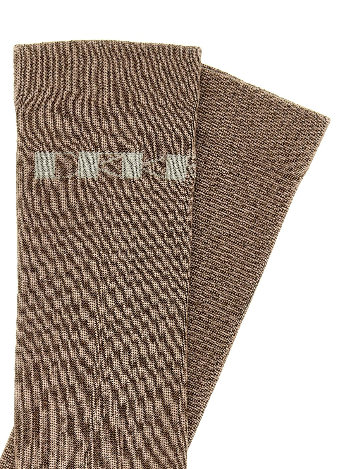 DRKSHDW Jacquard Socks Beige, view 3