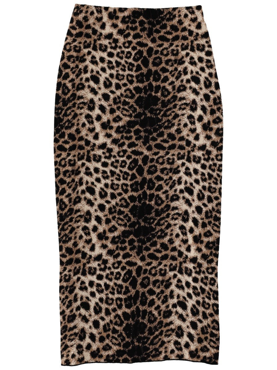 Circus Hotel Women's Jacquard Midi Skirt Pattern
