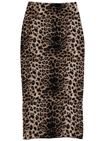 Circus Hotel Women's Jacquard Midi Skirt Pattern