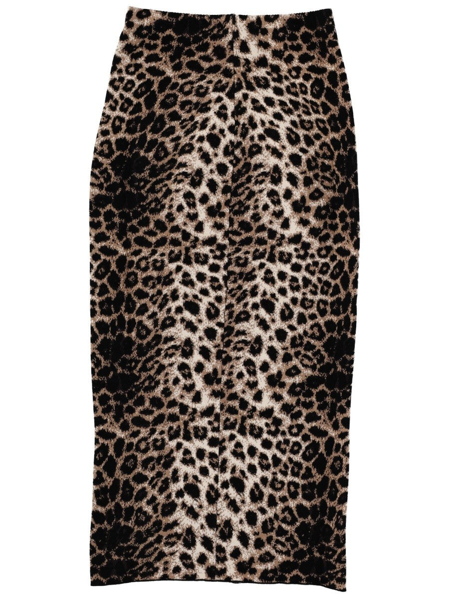 Circus Hotel Women's Jacquard Midi Skirt Pattern
