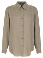 Balmain Jacquard Monogram Shirt Grey