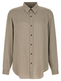 Balmain Jacquard Monogram Shirt Grey