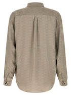 Balmain Jacquard Monogram Shirt Grey, view 2