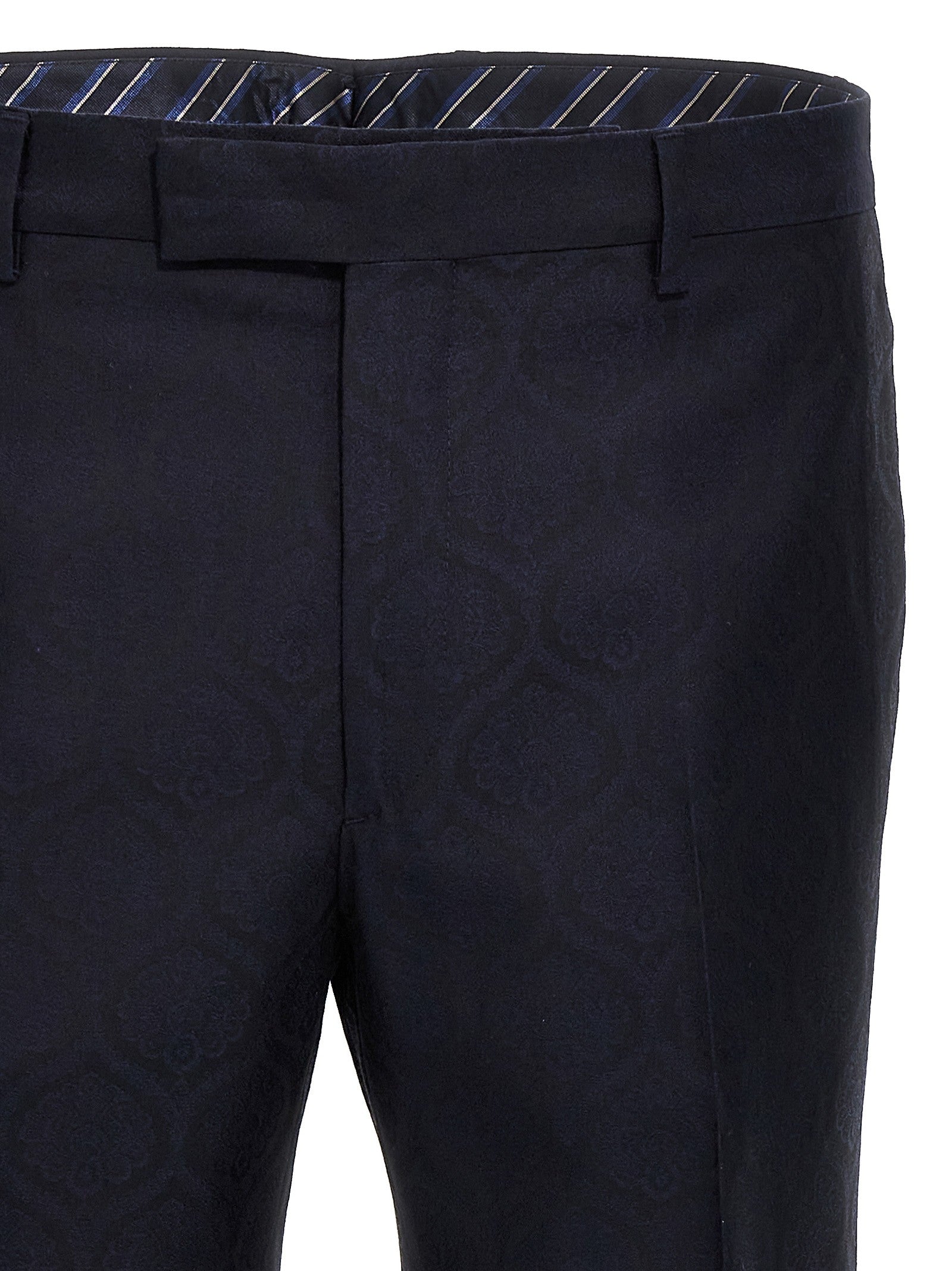 ETRO Jacquard Pants Blue