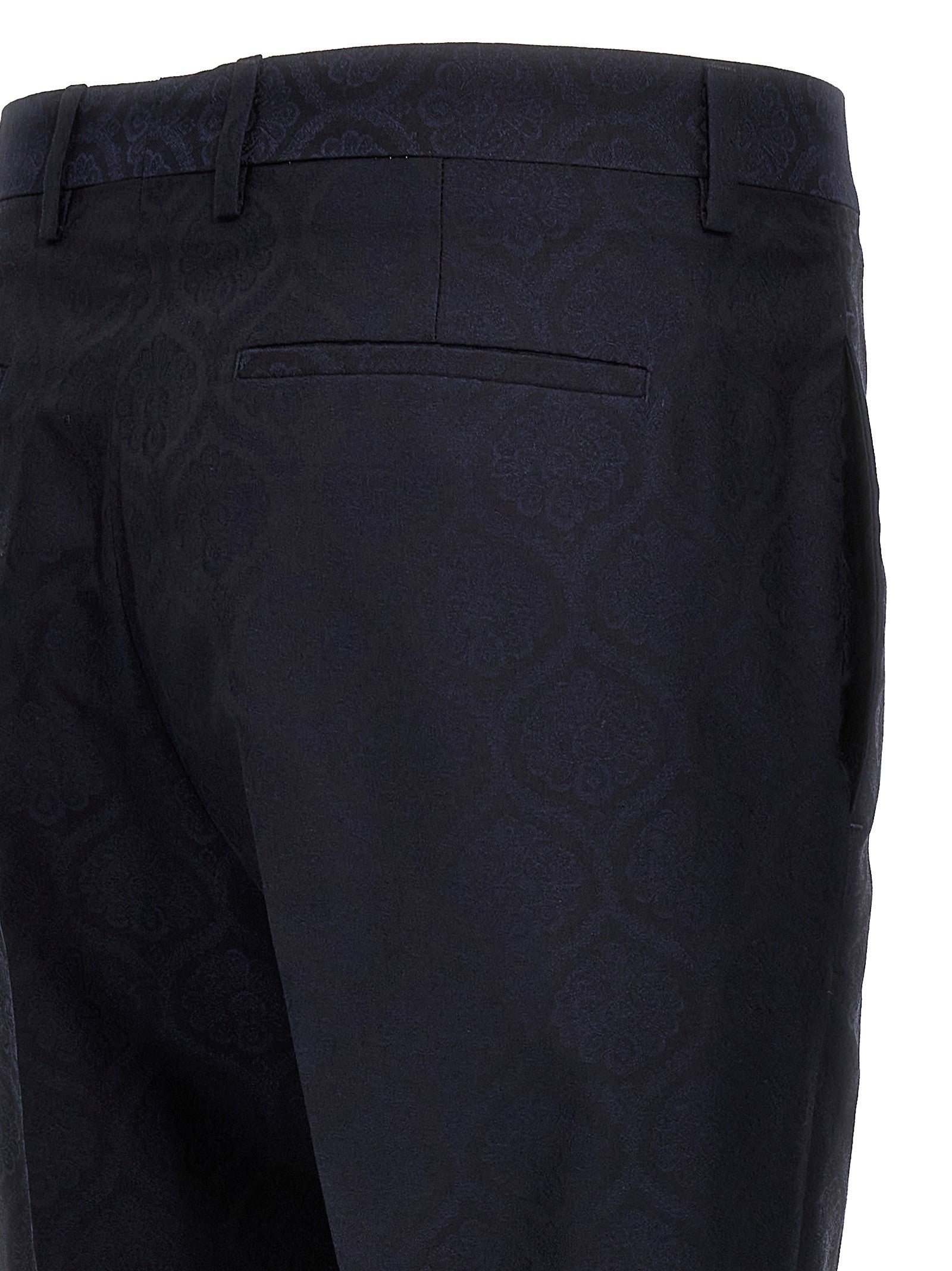 ETRO Jacquard Pants Blue