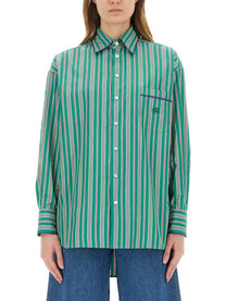 Etro Women's Jacquard Shirt Green