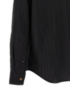 Versace Jacquard Silk Shirt Black, view 4