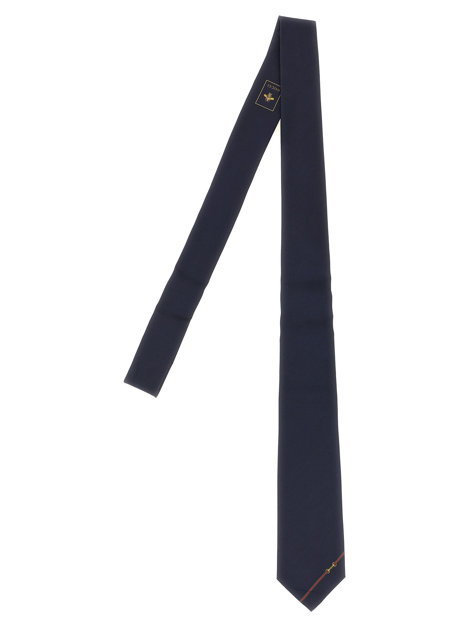Gucci Jacquard Silk Tie Blue