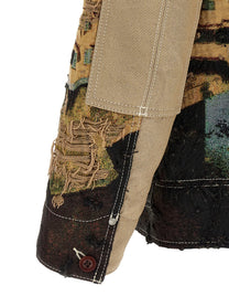 Junya Watanabe Jacquard Square Jacket Gold