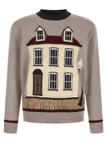 Junya Watanabe Jacquard Sweater Grey