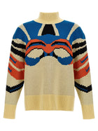 BLUEMARBLE Jacquard Sweater Gold