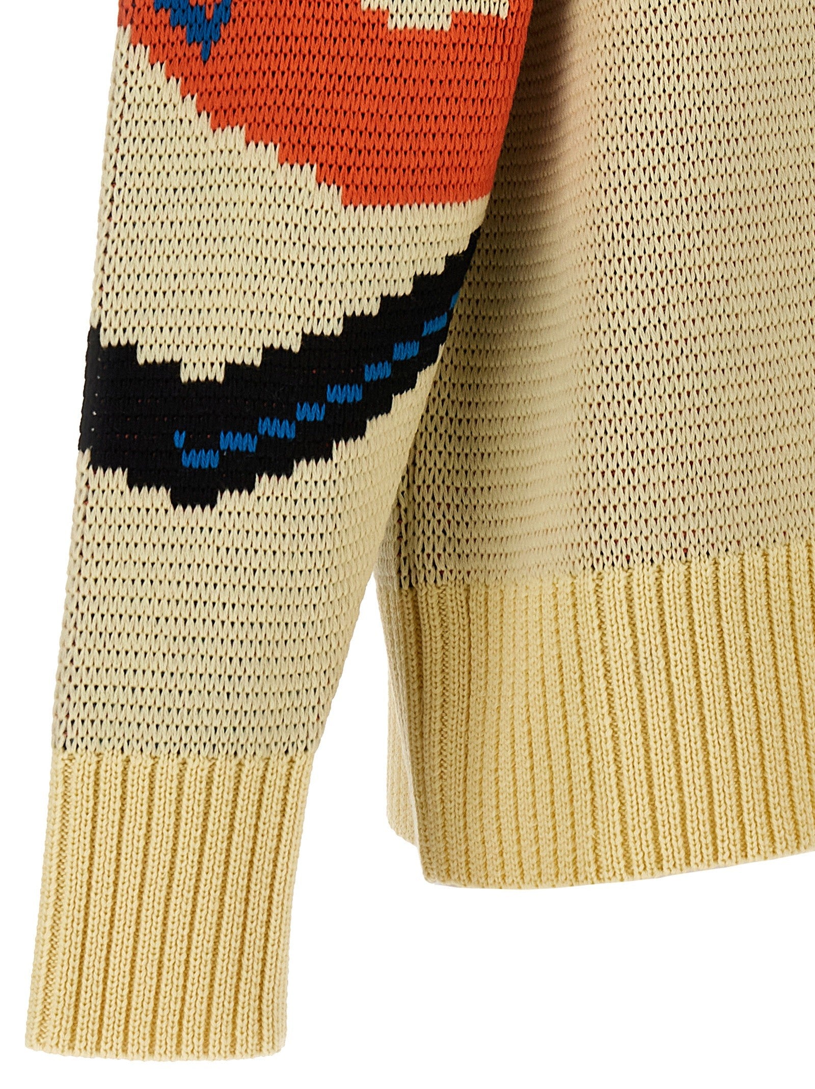 Bluemarble Jacquard Sweater Gold