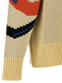 Bluemarble Jacquard Sweater Gold