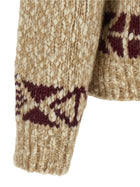 Moncler Grenoble Jacquard Sweater Beige, view 4