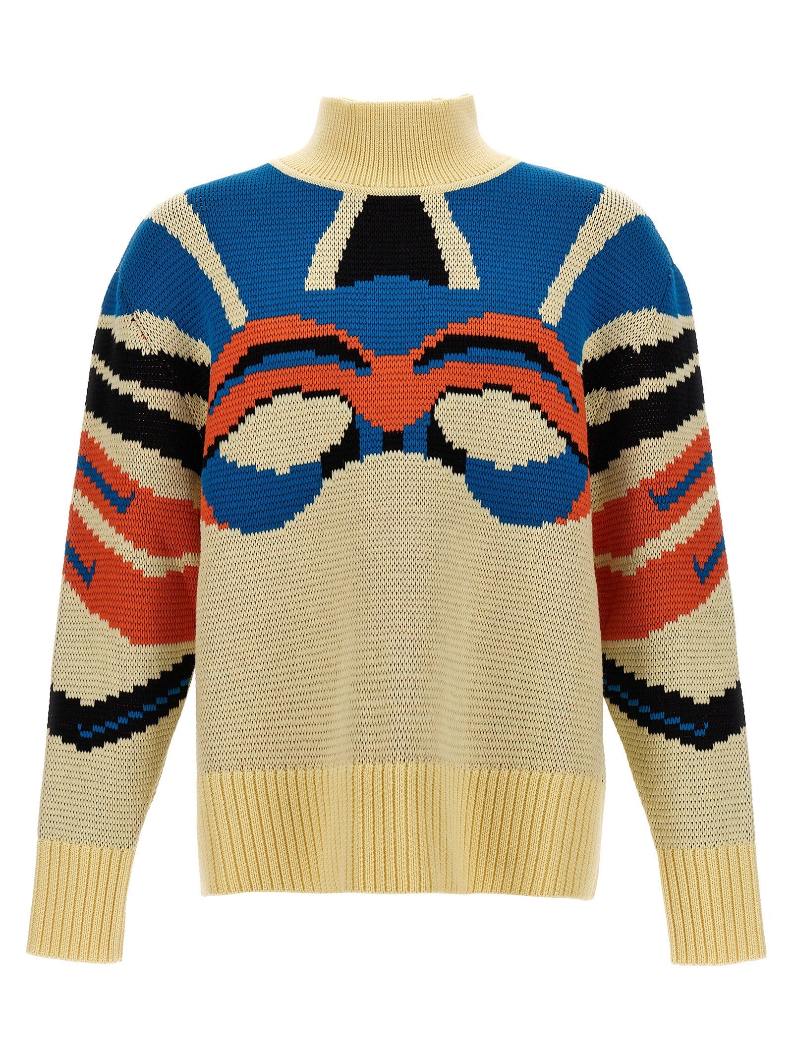 Bluemarble Jacquard Sweater Gold