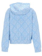 Casablanca Women's Jacquard Sweatshirt Blue, view 2