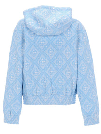 Casablanca Women's Jacquard Sweatshirt Blue