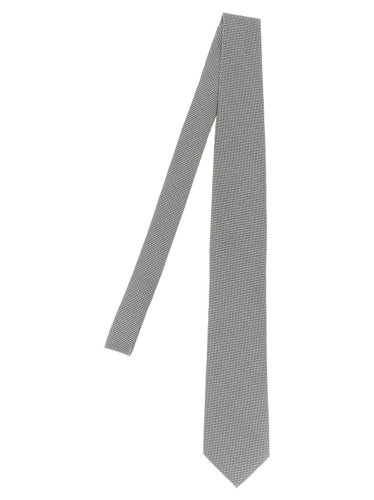 Tom Ford Jacquard Tie Silver